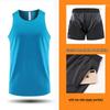 Unisex Quick-Dry Marathon Tank Top & Shorts Set for Summer Athletics