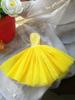 Multicolored Mini Mesh Skirt for 29cm Dolls - Babi Wedding Dress, Short Dress-Up Skirt for Toy Girls
