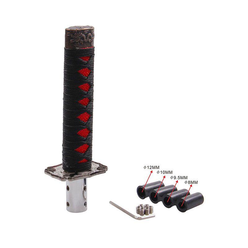 Elegante Universelle Samurai-Schwert-Schaltknauf Aus Hochwertigem Metall Mit 15cm Höhe