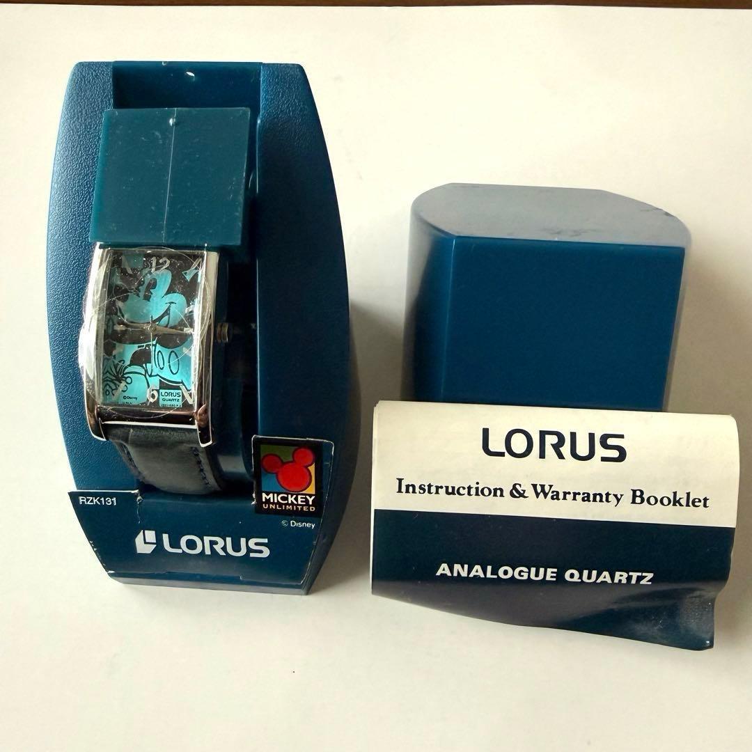 Used LORUS RZK191 Mickey Mouse watch vintage unused