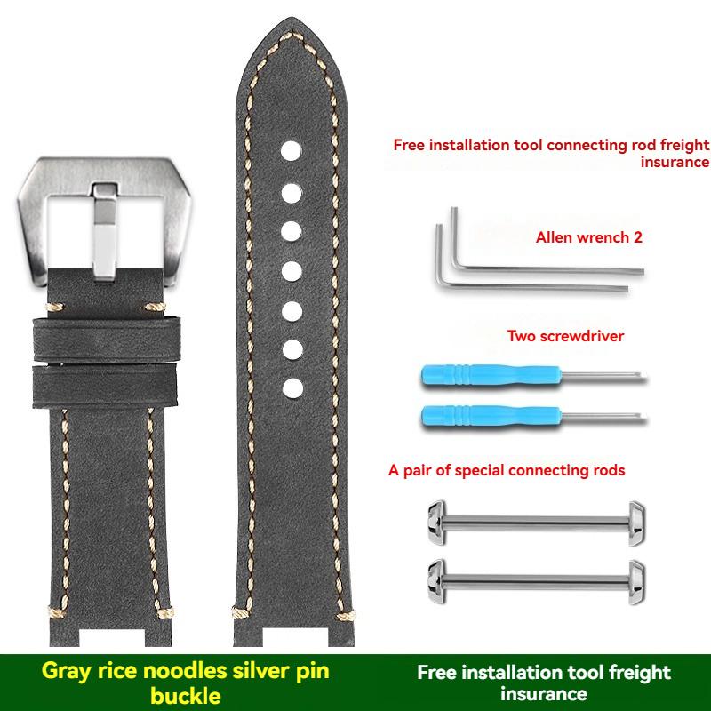 Для ремешка из кожи Crazy Horse CASIO Casio Часы для альпинизма 5470 PRX-8000T/PRX-8001YT Модифицированный ретро-кожаный ремешок для часов PRX-8000T PRX-8001