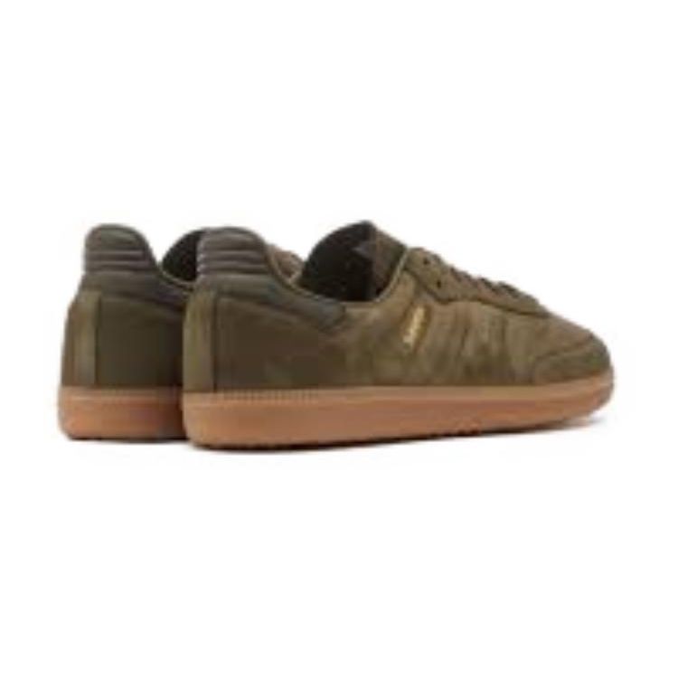 adidas Samba Olive Strata Gum Unisex Sneakers Green Shadow-Olive IG1242