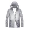 Modna odzież przeciwsłoneczna męska letnia codzienna outdoorowa kurtka z kapturem odzież przeciwsłoneczna outdoorowa odzież szybkoschnąca