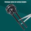 Dual Push Toilet Flush Button Round Head 38mm Water Tank Repair Accessory Round Toilet Flush Button ABS for Bathroom