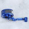 Front Brake Fluid Reservoir CNC Aluminum Motorcbike Oil Cup Set Fit for Kawasaki ZX 6R 9R 10RBlue