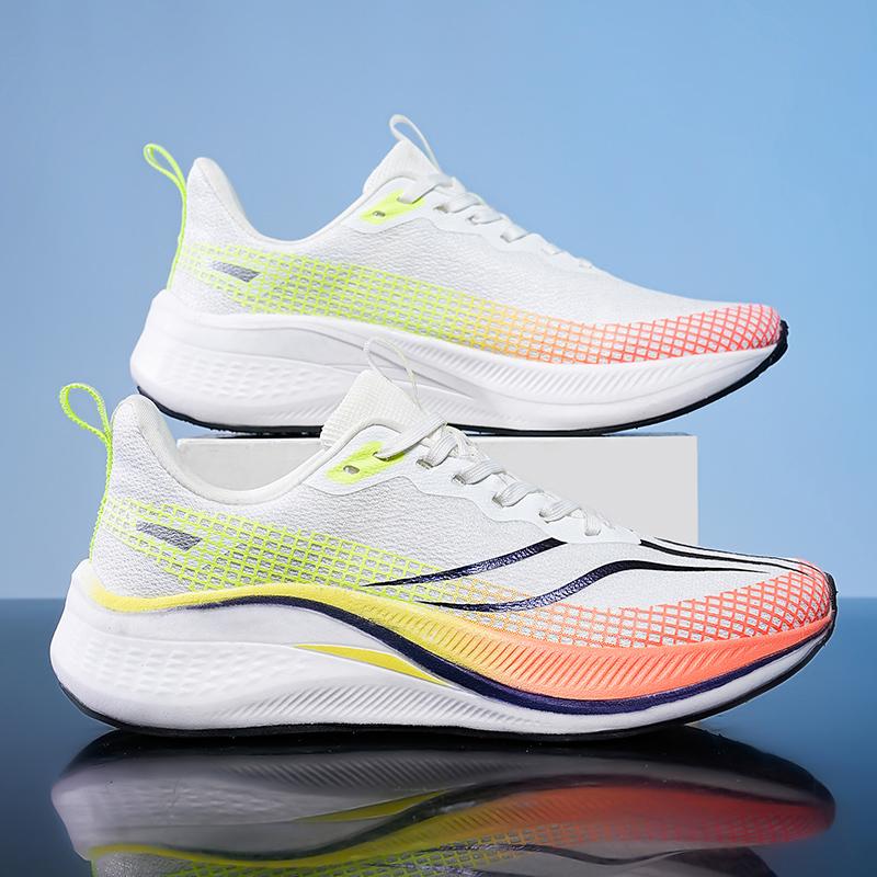 Carbon Plate Marathon Men Sports Running Shoes Air Cushion Lightweight  Women Athletic Jogging Sneakers Tenis masculino Footwear