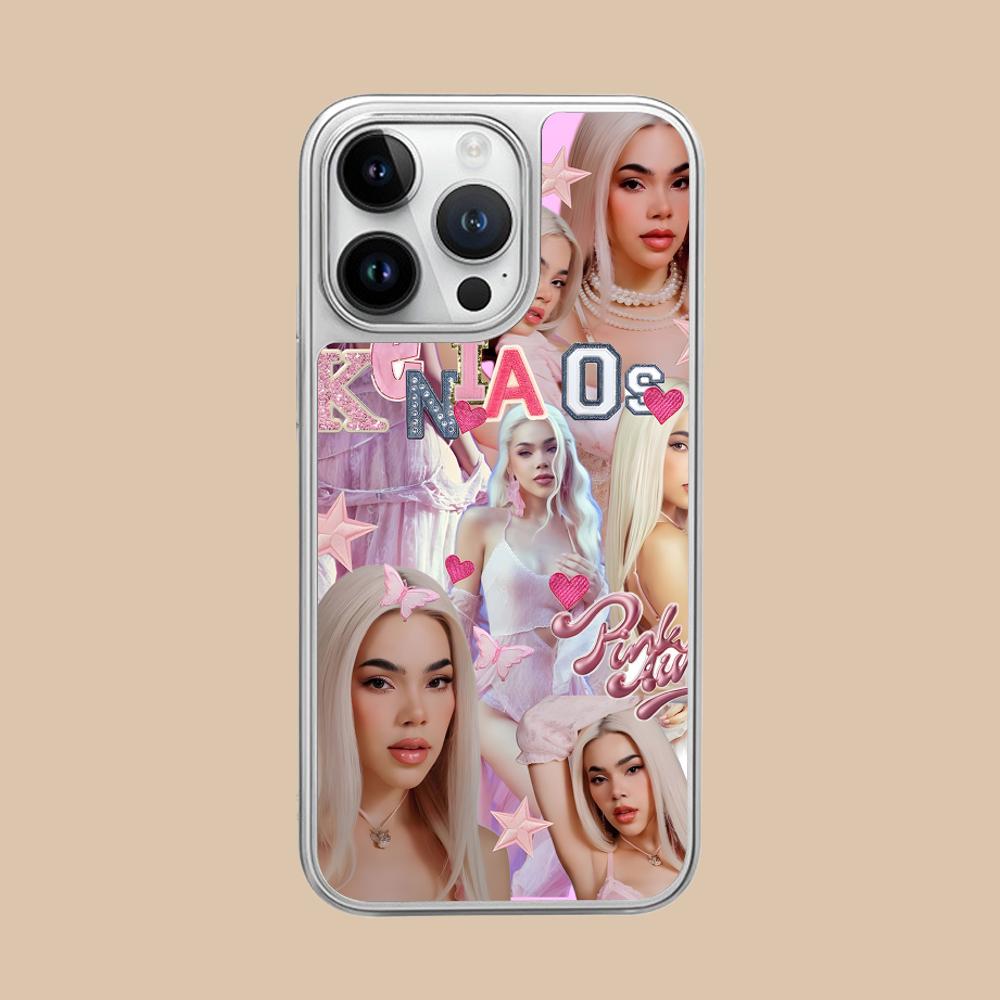 

Kenia OS Mobile Cell Phone Case for iPhone 17 16 15 14 13 12 11 Air Pro Max Plus Silver Plating Colorful Cover Pretty Luxury iPhone 11