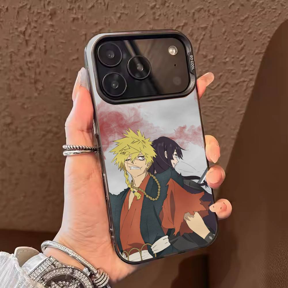 HOT Hell's Anime Paradise Phone Case For iPhone 17 16 15 14 13 12 11 Pro Max Plus Silver candy Matte Cover