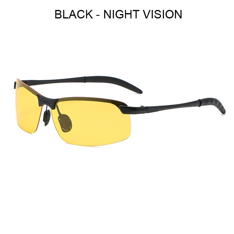 Color-Changing Sunglasses Men Night Vision Sunglasses Outdoor Riding Day and Night Driving Sunglasses Eyewear