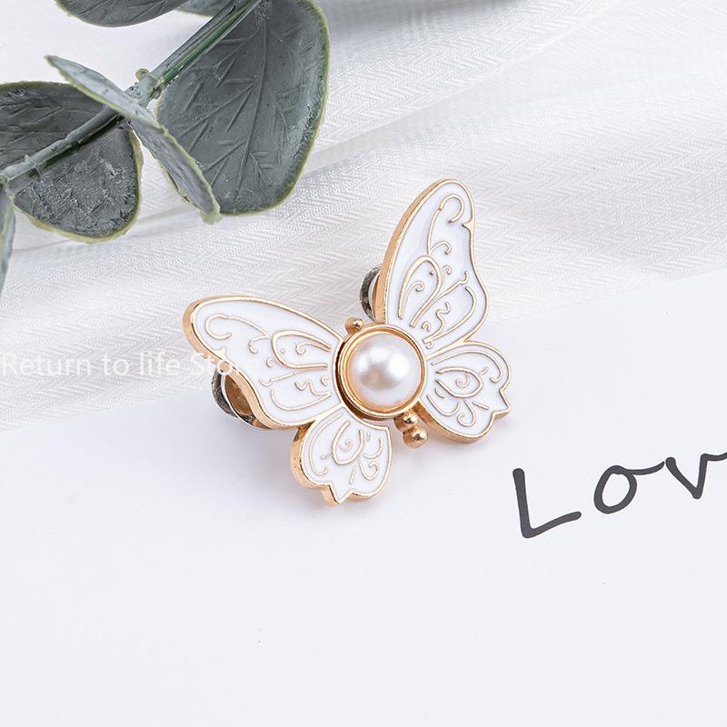 

Butterfly Waist Reducer Clip Adjustable Jeans Button No Sew Detachable Waistband Resizer Magic Tool