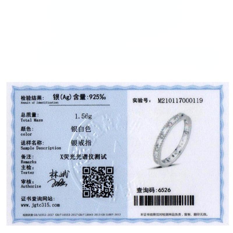 Tancise Classic 925 Sterling Silver  Zircon Ring Ladies Jewelry Wedding Promise Party Gift