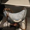 Popular Niche Bag Women's Spring and Summer New Fashion Versatile Messenger Bag Shoulder Dumpling Bag Croissant Bag