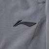 Li Ning Fitness Series Solid Color Mid Waist Drawstring Quick Dry Straight Leg Sports Shorts Men shorts Thunderstorm-Gray AKSV111-20