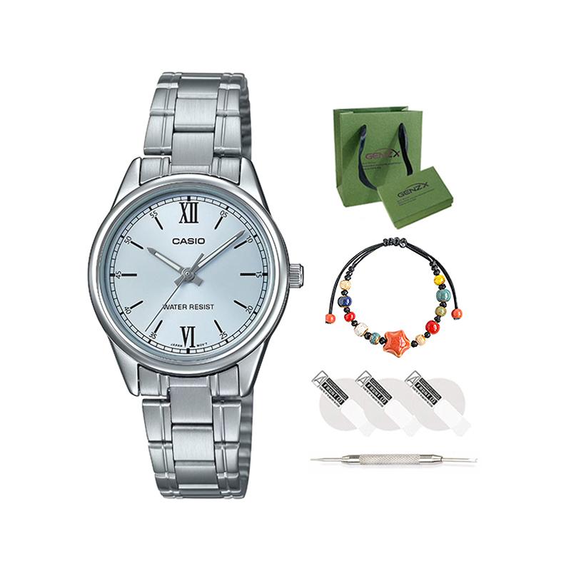 CASIO Women's Standard Series Blue Watch LTP-V005D-2B3 LTP-V005D-2B3