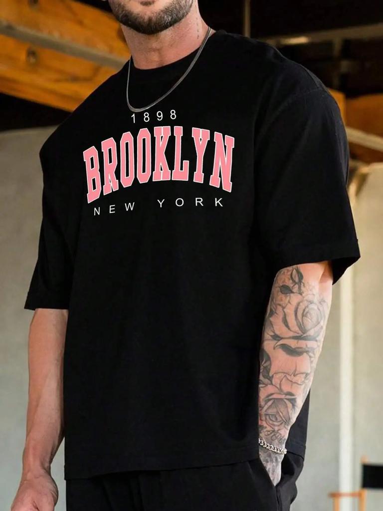 City Cotton Print New York T-shirt Brooklyn T Shirt Los Angeles T-shirts California Tshirts Los Angeles Cothing Chicago Tee Tops
