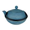 Blue Asagao Cast Iron Teapot - 900 Ml
