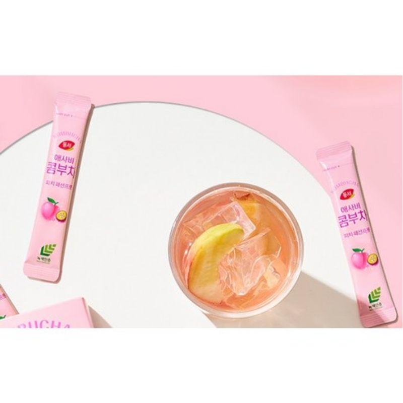 Dongsuh Apple Cider Vinegar Kombucha Peach Passion Fruit 5g X 30 Sticks
