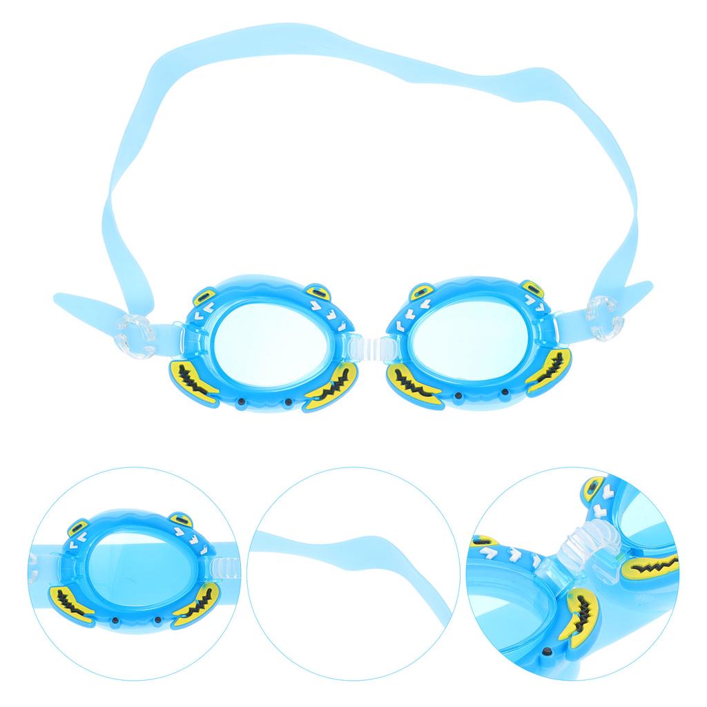 Kinderschwimmbrille Cartoon-Design Silikon Anti-Sicht Wasserdicht Kinder Schwimmbrille Marine Lebendige Farbe
