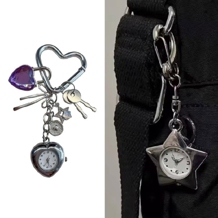 Trendy Star Designs Keyring Jewelry Pieces Sturdy Alloy Construction Portable Designs Versatile Styling