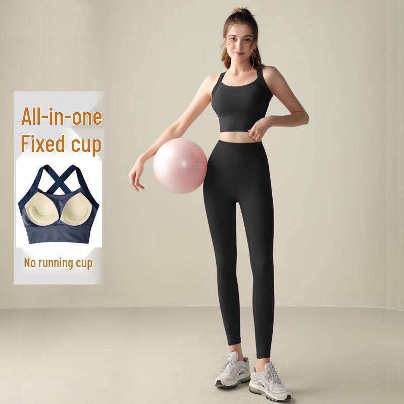 OEING Women s Sports Bra & Yoga Pants Set