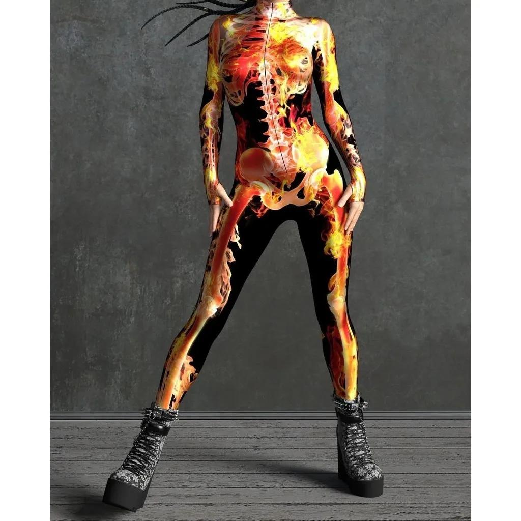 

Унисекс Киберпанк 3D цифровая печать Хэллоуин вечеринка ролевая игра наряд для женщин мужчин косплей костюм карнавальный комбинезон Adults S