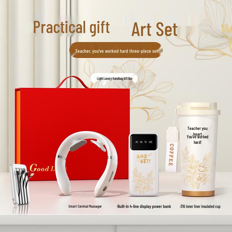 Teacher s Day Gift Set with Insulated Cup and Massager