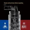 Xinke 350ML Double-Layer Glass Tea Infuser with Smart Temp Display