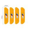 4Pcs Car Door Sticker Safety Warning Reflective Mark For BMW G80 G06 G07 G42 G14 G15 G16 F82 X1 X3 X5 X7 M1 M2 M3 M4 M5 M6 M7 YL6