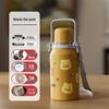 Portable Double-Lid Thermal Tea Bottle