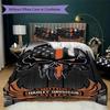 Chrome Skull Harleydavidson Biker Bedding 1 Duvet Cover 2 Pillowcase Without Core Without Core Christmas Birthday Gift
