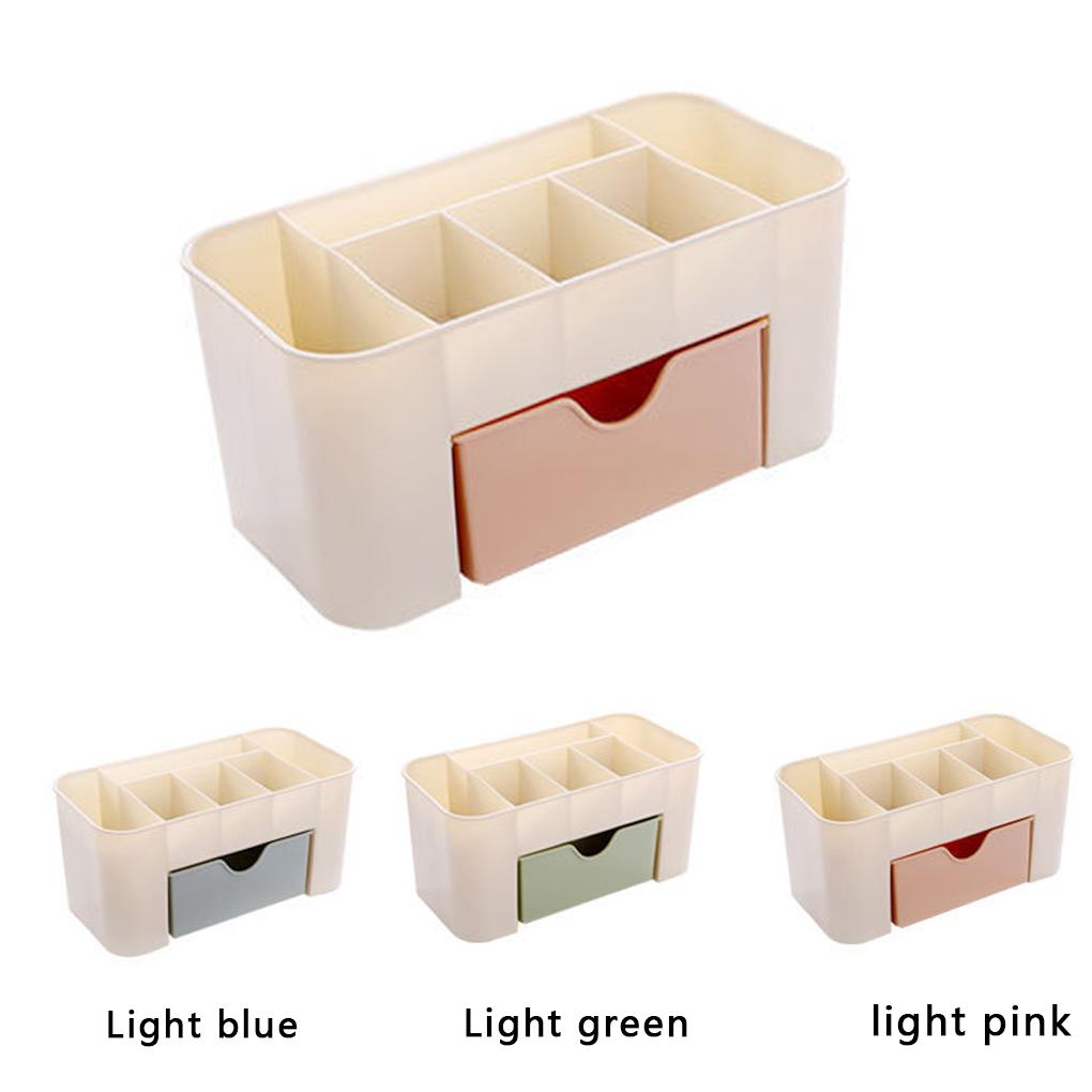 Drawer Type Cosmetics Storage Box Dormitory Office Plastic Sundries Organizer Stationery Case