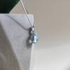 Серебряная подвеска с топазом 4.2ct (2207153)
