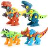Boy's Dinosaur Building Set with Electric Drill and Nuts