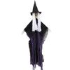 Large Grim Reaper Skull Hanging Ghost for Halloween Decor - Perfect for Haunted House, Courtyard, Porch, or Escape Room Scene Settings
