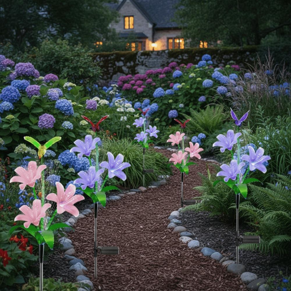 Solar Energy Solar Courtyard Lamp LED Light Lawn Decoration LED Lawn Lamp Courtyard Atmosphere Fiber Optic