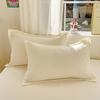 2PCS solid color washable pillowcase 48x74cm single pillowcase, no sheets