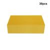 30 yellow honeycomb beeswax-coated sheets, waxed plastic portable deep frame honeycomb sheets