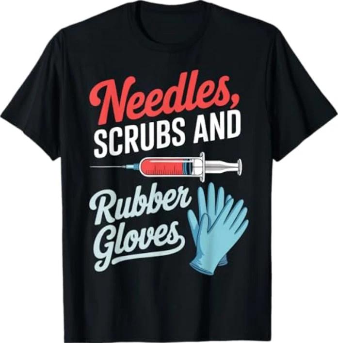 Nurse Phlebotomy Blood Draw Tech Phlebotomist Tshirt S