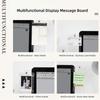 Multi-functional Transparent Monitor Memo Board With Clip Stable Computer Display Message Board Office Desk Note Board