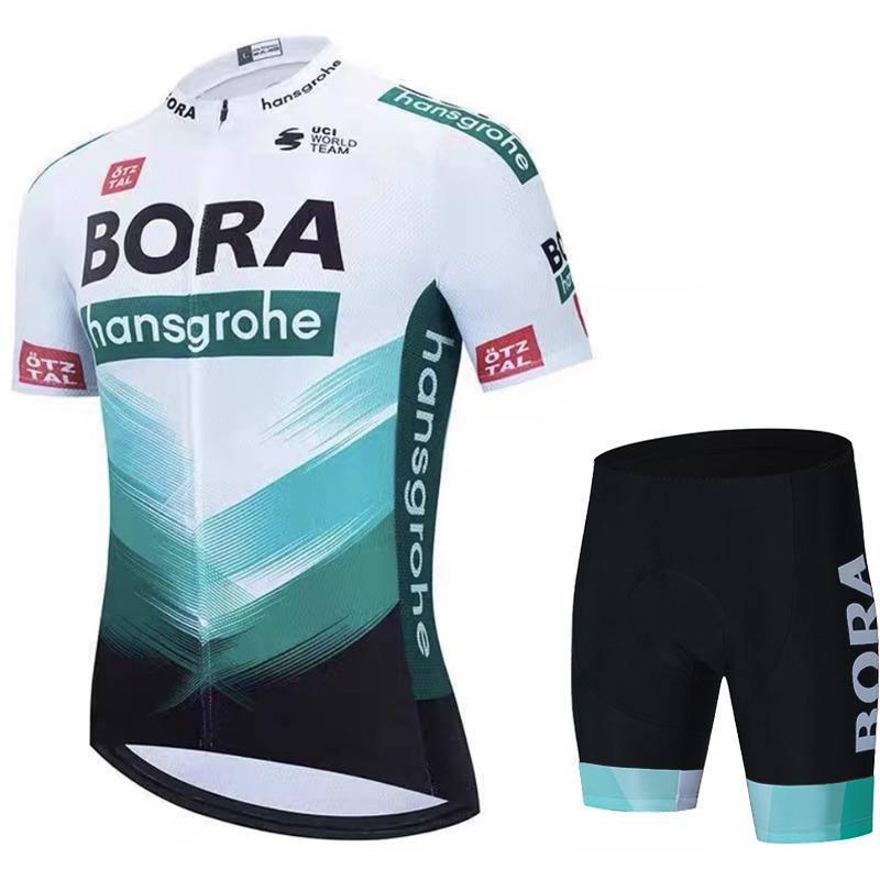 Clothing Bicycle Clothes Set Men's Pants Gel Man Jersey Shorts Complete Summer Laser Cut Team 2026 Summer Breathable Outdoor Sports Cycling Suit Set