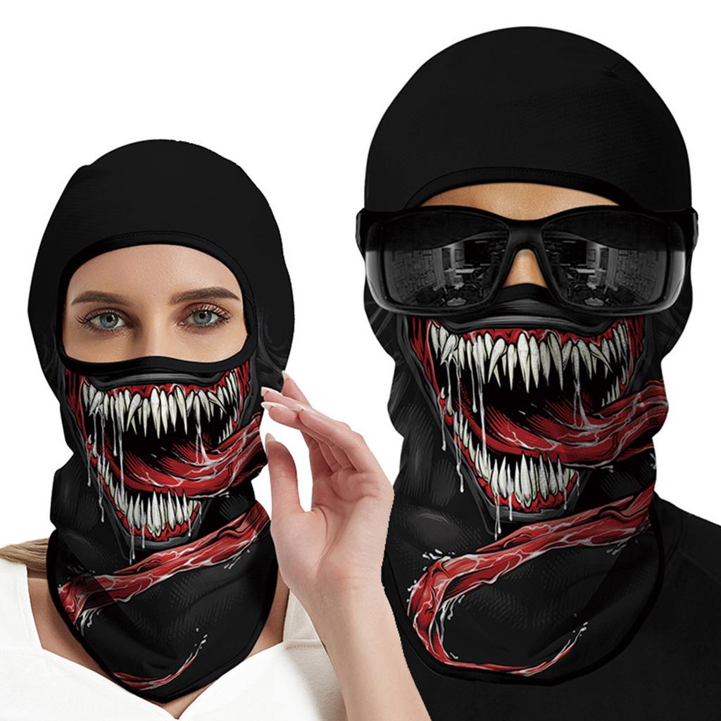 Outdoor Sun Protection Face Mask Neck Gaiter UPF 40 Plus Lightweight Breathable Helmet Liner for Motorcycling Fishing and Sports
