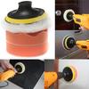 MultiFunction Car Polishing Buffer Waxing Sponge Pad Kit with Drill Adapter Car Scratches Removes Car Care Accessories