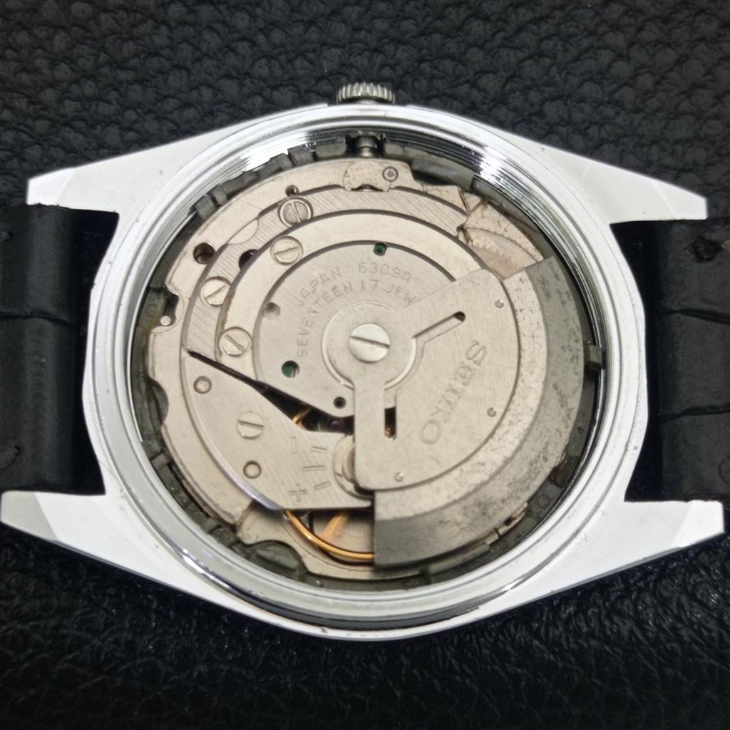 AUTOMATIC VINTAGE REFURBISHED SEIKO 5 6309A JAPAN MENS SILVER WATCH a442507-1
