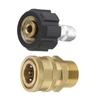 High Pressure Quick Connector Brass Garden Irrigation Connector Quick Coupling Hose Fitting for Pressure Wash Gun for Water Pipe