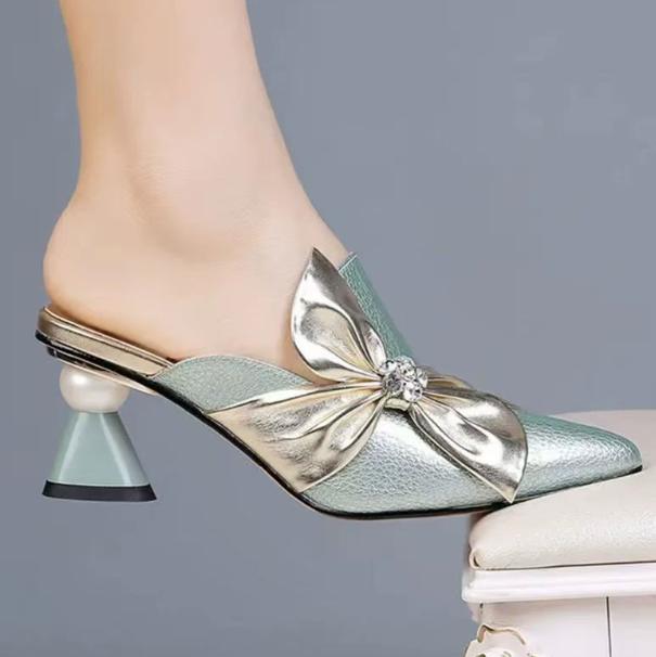 

Fashion Sandales à Talons Hauts et Pointus en Clip pour Femme, Chaussures Sexy de Bureau et de Carrière, à la Mode, 2024 35