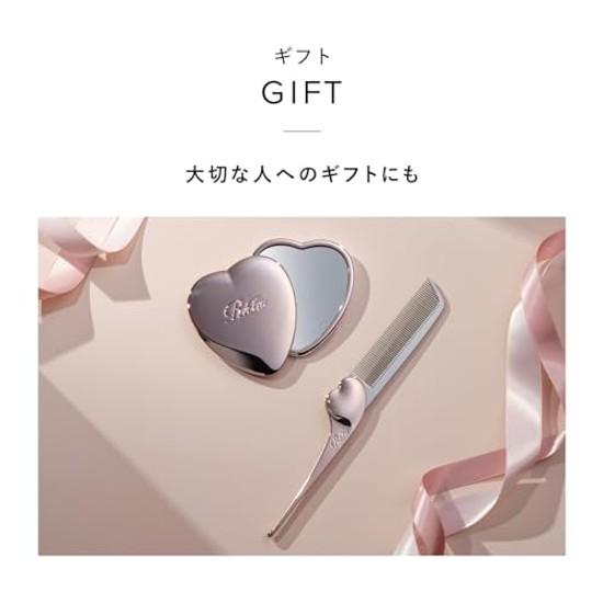 ReFa Heart Mirror (Rose Gold Comb Set)