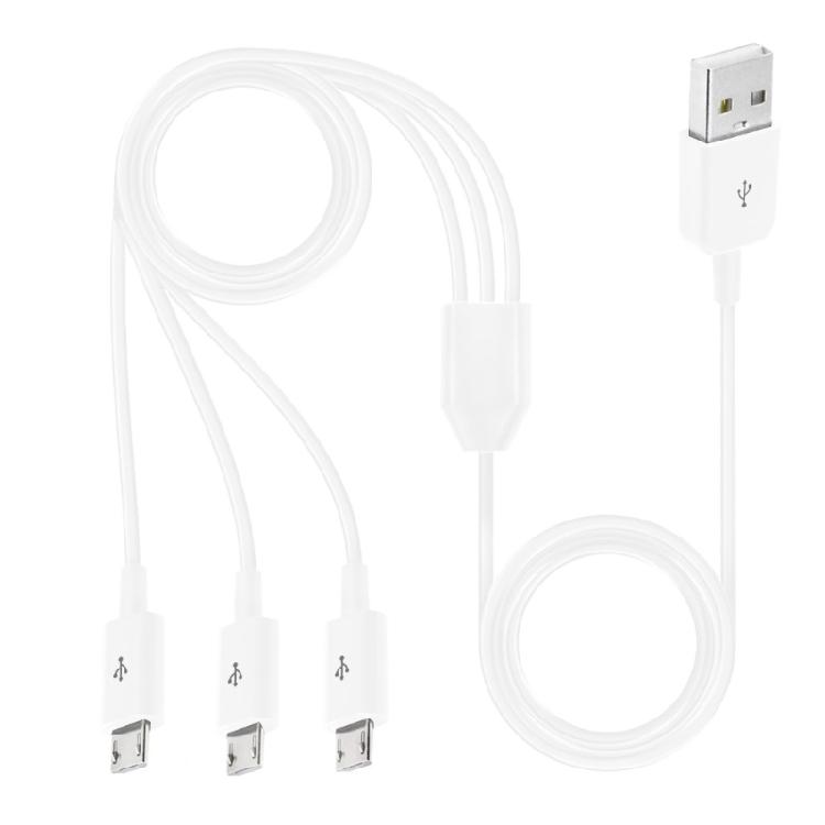Durability Micro USB Splitter Cables Widely Compatibility Data Sync Charging