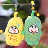 Cute Cute Bubble Bubble Bear Puppy Pig Pendant Plush Toy Doll Chicken Bag Hanging Decoration