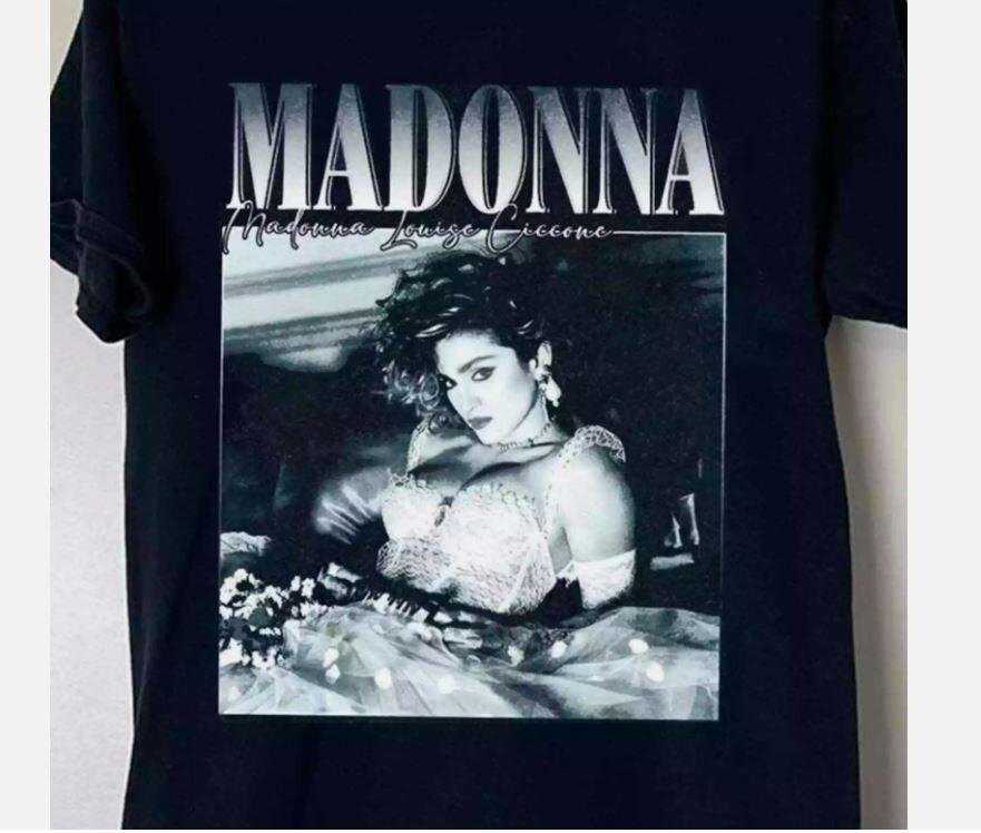 

Madonna Like a Virgin 80s t shirt, Madonna Queen of Pop Vintage shirt for fans Unisex T-Shirt S