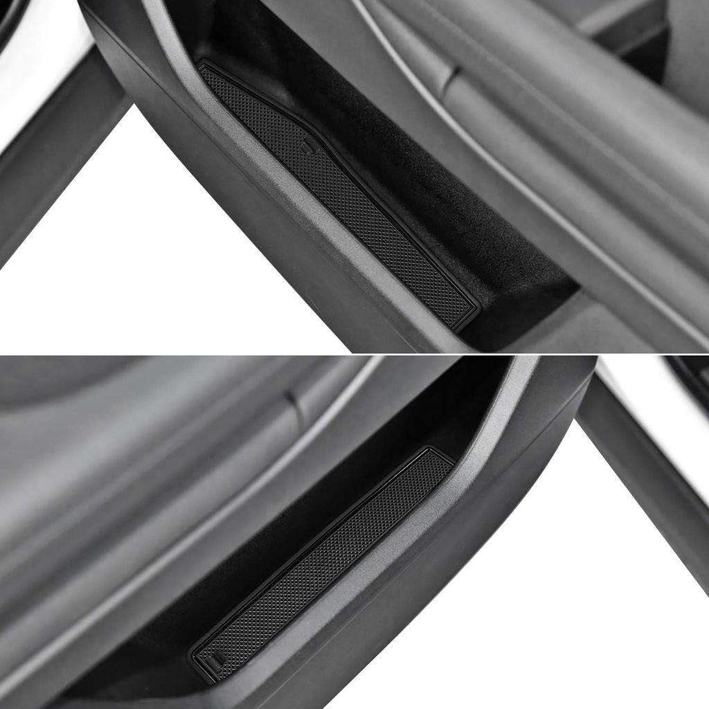 Auovo 8Pcs Anti-Dust Mats For Range Rover Evoque Accessories 2012-2018  Fit Center Console,Car Cup Holder Erts,Door Liners Interior For Land Rover